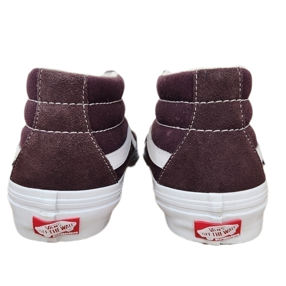 Vans Off the Wall Skate Grosso Leather Suede High Tops, Brown, Men's 10 NWOT - Picture 2 of 8